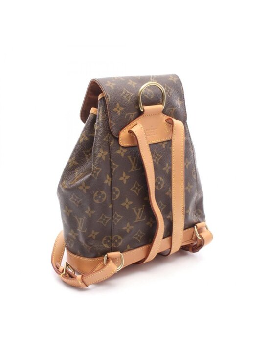 Louis Vuitton Backpack Montsouris MM Canvas Leather main image 4